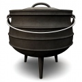 BBQ-Bull, Potjie, Gusseisen Kochtopf, Sdafrikanischer Dutch Oven ,ca. 1 Liter Bild 1