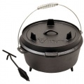 BBQ-Bull, 6 QT Dutch Oven Topf, Gusseisen Kochtopf Bild 1