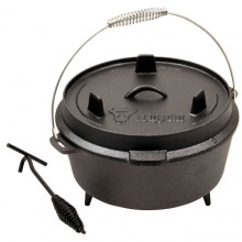 BBQ-Bull, 6 QT Dutch Oven Topf, Gusseisen Kochtopf Bild 1