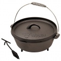 BBQ-Bull, 14QT Dutch Oven Topf DO14, Kochtopf aus Gusseisen Bild 1
