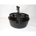 I und O BBQ Dutch Oven Pioneer 4,5qt, ca3ltr, Gueisentopf Bild 1