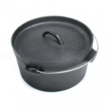 Big BBQ Dutch Oven 9 QT Kochtopf Gusseisen Kessel Bild 1