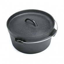 Big BBQ Dutch Oven aus Gusseisen, Gre, 6qt Bild 1