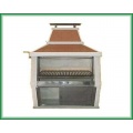Steingrill PF-2LR, Rot, 1,20m, Einbaugrill von Barbacoas Argentinas Bild 1