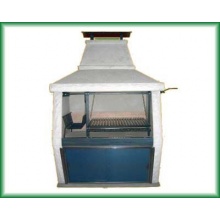 Steingrill PF-2PB-SU, Wei, 1,20m, Einbaugrill, von Barbacoas Argentinas Bild 1