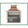 Steingrill PF-2PB, Wei, 1,20m, Einbaugrill von Barbacoas Argentinas Bild 1