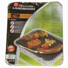 Einweggrill Landmann 0600 Campinggrill mit Briketts und Anznder  Bild 1