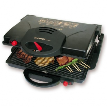 2000 Watt Elektrogrill Tischgrill mit geriffelten Grillflchen Bild 1
