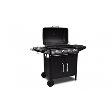Edelstahl Gasgrill Grill Grillwagen Barbecue BBQ 4+1 von vidaXL Bild 1