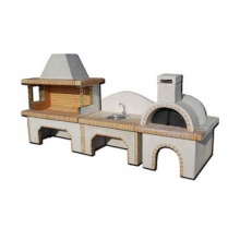 Gartengrillkamin aus Stein, Luxus Set, Akropolis von AK Bild 1