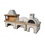Gartengrillkamin aus Stein, Luxus Set, Akropolis von AK Bild 1