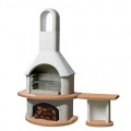 Buschbeck Gartengrillkamin Carmen mit Beistelltisch Bild 1