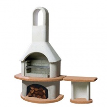 Buschbeck Gartengrillkamin Carmen mit Beistelltisch Bild 1