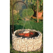 Feuer- und Grillstelle 920 x 400 mm, Gabionengrill von bellissa Haas Bild 1