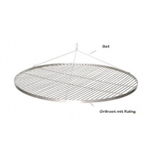 XL 55 CM GRILLROST 304 EDELSTAHL SCHWENKGRILL GRILL ROST BBQ Grillstelle  Bild 1