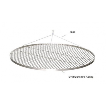 XL 55 CM GRILLROST 304 EDELSTAHL SCHWENKGRILL GRILL ROST BBQ Grillstelle  Bild 1