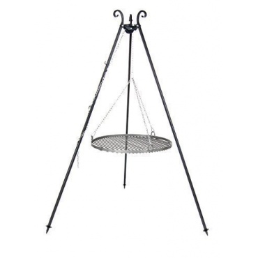 Schwenkgrill Dreibein Grillstelle mit 50cm Stahl-Rost, Farmcook Bild 1