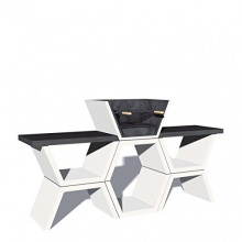 Grillbar Gartenkamin, Grillstelle Design HP von Hogar Decora Bild 1