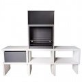 Grillkamin Gartenkamin Mod. 36 mit 2 Seitentischen, Grillstelle von Hogar Decora Bild 1