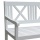 Gartenbank wei 154cm 3 Sitzer  Bild 5