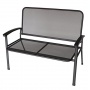 Gartenbank 2 sitzer Streckmetall eisengrau Bild 1