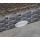 Gartenbank 2Sitzer Aluminium 117x86x55cm Grau Bild 2