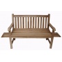 Teakholz Gartenbank Natur 150cm Bild 1
