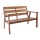 Gartenbank braun Bild 2