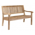 Gartenbank Teak 150x90x6cm Bild 1
