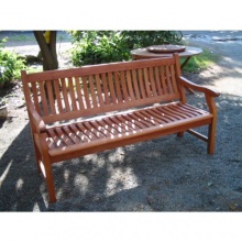 Gartenbank 2Sitzer Hartholz Bild 1