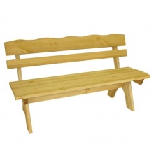 Gartenbank 120cm 2sitzer 35mm Bild 1