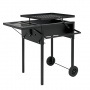 BBQ-Bull, Holzkohle Grill One Teak, Barbeque Grillwagen Bild 1