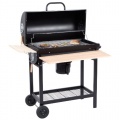Ultranatura Smoker Holzkohle Grill Alamo, BBQ Grillwagen Bild 1