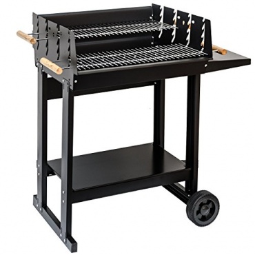 14920 Holzkohle Grill California BBQ Barbecue mit Ablageflchen Bild 1