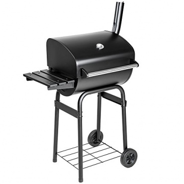 TecTake BBQ Holzkohlegrill Barbecue Smoker mit Temperaturanzeige Bild 1