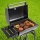 TecTake BBQ Holzkohlegrill Barbecue Smoker mit Temperaturanzeige Bild 2