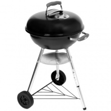 Weber 1221004 Compact Kettle, Holzkohle-Kugelgrill 47 cm, Holzkohlegrill  Bild 1
