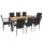 9tlg Gartengarnitur Alu Gartentisch 205x90cm Bild 1