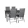 5tlg.Gartengarnitur Glasplatte 150x90cm Alu  Bild 1