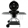 BBQ-Bull Kugelgrill Maple, Holzkohle Grillwagen mit Ablagen, 57 cm, Picknickgrill Bild 1