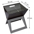 Picknick Grill aus Edelstahl Klappbar Gartengrill Tischgrill, BBQ-Expert Bild 1