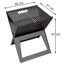 Picknick Grill aus Edelstahl Klappbar Gartengrill Tischgrill, BBQ-Expert Bild 1