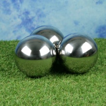 Edelstahlkugeln poliert 3 Stck Durchmesser 13 cm Bild 1