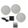 HEITRONIC SOLAR LED KUGEL BEGGA 3ER SET Bild 1