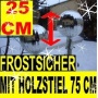 25 cm, Gartenkugel KOMPLETT MIT HOLZ-STIEL Bild 1