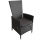 9tlg.Gartengarnitur Tisch 205x90cm Polyrattan Bild 4