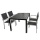 5tlg.Gartengarnitur 150x90cm Polywood Alu Schwarz  Bild 1