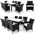 Gartengarnitur 17tlg. Polyrattan Bild 1