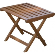 Gartenhocker Braun 40x40x42cm Bild 1