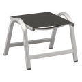 Kettler Gartenhocker Aluminiumgestell silber Bild 1